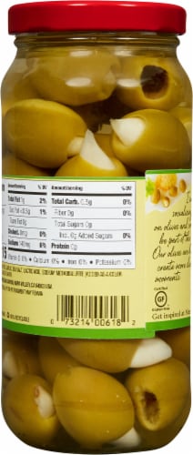 Mezzetta™ Garlic Stuffed Olives Perspective: back