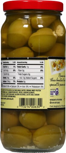 Mezzetta™ Greek-Style Feta Cheese Stuffed Olives Perspective: back