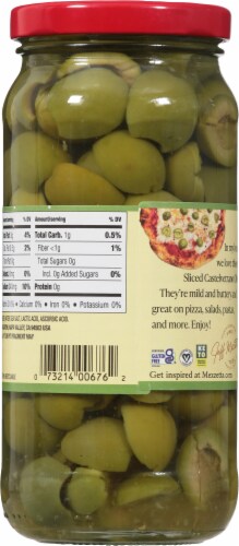 Mezzetta™ Sliced Castelvetrano Olives Perspective: back