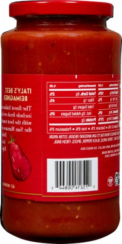 Mezzetta® Italian Plum Tomato Marinara Sauce Perspective: back