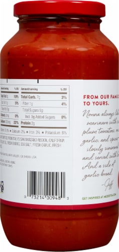 Mezzetta™ Family Recipes Marinara Pasta Sauce Perspective: back