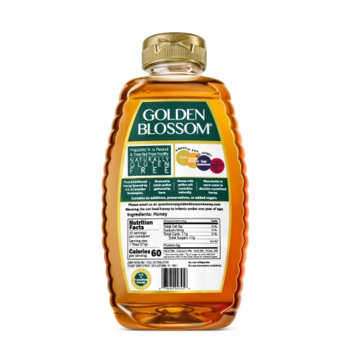 Golden Blossom® Pure & Unfiltered Honey Perspective: back