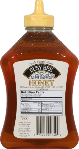 Busy Bee Clover Honey Perspective: back