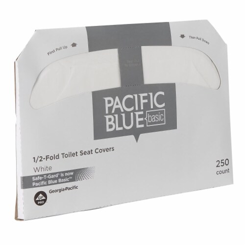 Safe T Gard Toilet Seat Cover 250 per Box 47046 Perspective: back