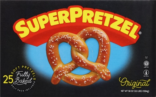 SuperPretzel Original Baked Soft Pretzels Perspective: back