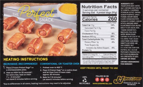 SuperPretzel® Mini Pretzel Dogs™ Perspective: back