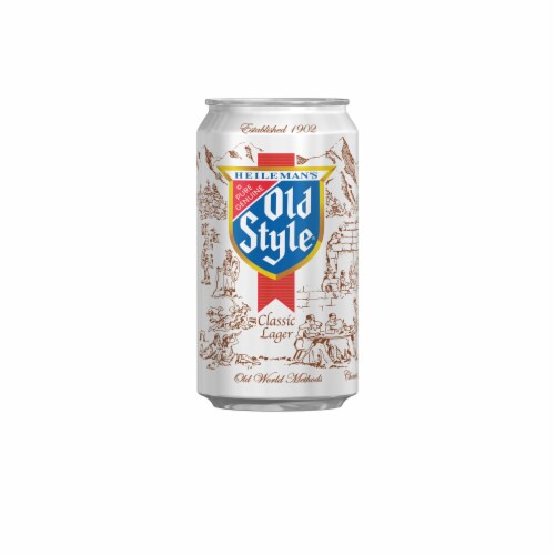 Old Style Beer American Lager Perspective: back