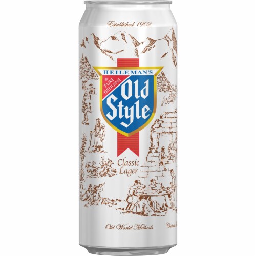 Old Style Beer American Lager Perspective: back