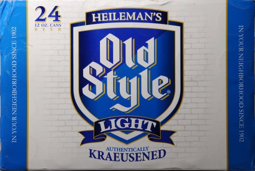 Old Style Light Beer Perspective: back