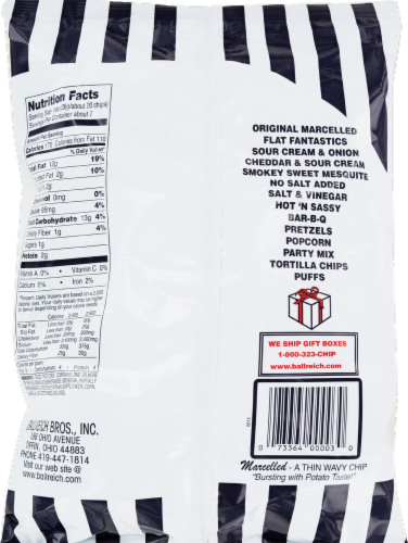 Ballreich's Marcelled Potato Chips Perspective: back
