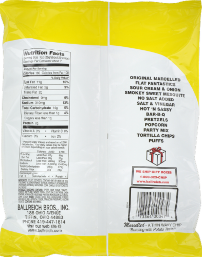 Ballreich's Bar-B-Q Potato Chips Perspective: back