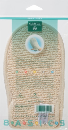 Earth Therapeutics Loofah Sisal Bath Mitt Perspective: back