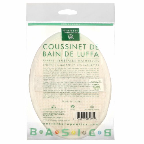 Earth Therapeutics Loofah Bath Pad - 1 Pad Perspective: back