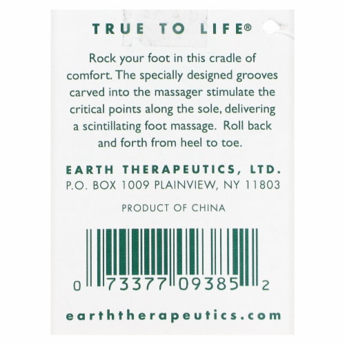 Earth Therapeutics Footsie Foot Massager - 1 Massager Perspective: back