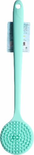 Earth Therapeutics Silicone Back Brush Perspective: back