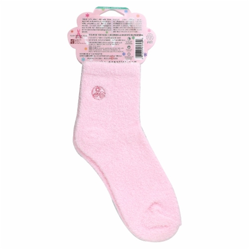 Earth Therapeutics® Aloe Vera Infused Spa Socks - Pink Perspective: back