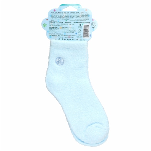 Earth Therapeutics Aloe Socks Blue - 1 Pair Perspective: back