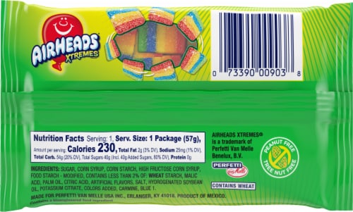 Airheads® Extremes Bites Rainbow Perspective: back