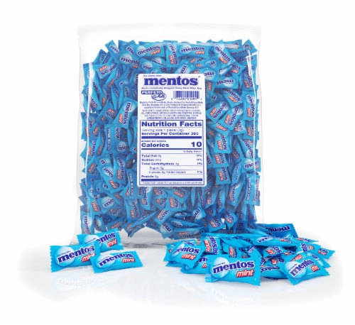Mentos Chewy Mint Candy Perspective: back