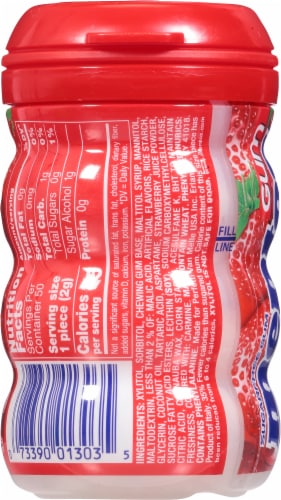 Mentos® Pure Fresh Sugar-Free Strawberry Gum Perspective: back
