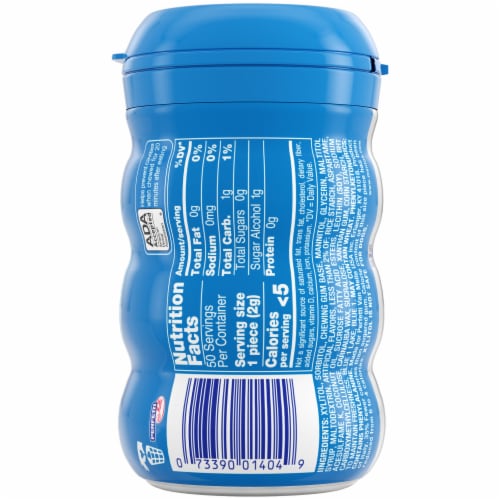 Mentos Pure Fresh Sugar Free Fresh Mint Chewing Gum Perspective: back