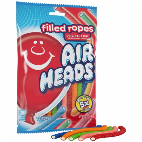 Airheads Filled Ropes Assorted Fruit Flavored Candy Perspective: back