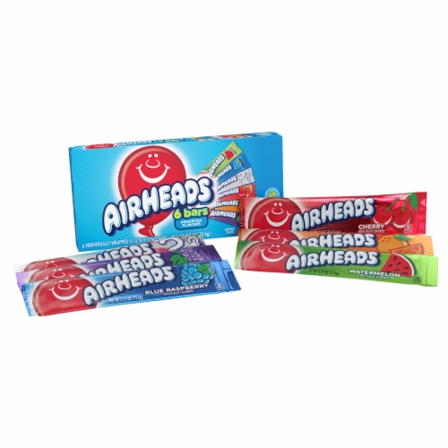 Airheads Theater Pack Assorted Fruit Flavored Bars Perspective: back