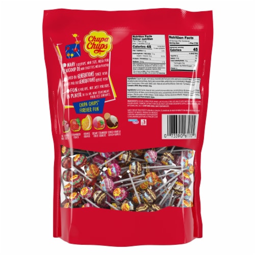 Chupa Chups® Assorted Mini Lollipops Perspective: back