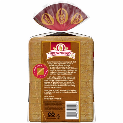 Brownberry® Country Oatmeal Bread Perspective: back