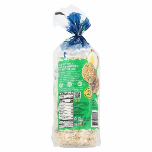 Organic Tamari with Seaweed Rice Cakes 8.5 oz. Perspective: back