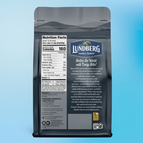 Lundberg Family Farms® Sustainable Wild Blend® Rice Perspective: back