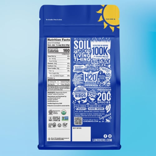 Lundberg Organic California Sushi Rice Perspective: back