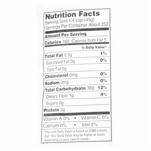 Lundberg Family Farms® Organic California White Jasmine Rice Perspective: back