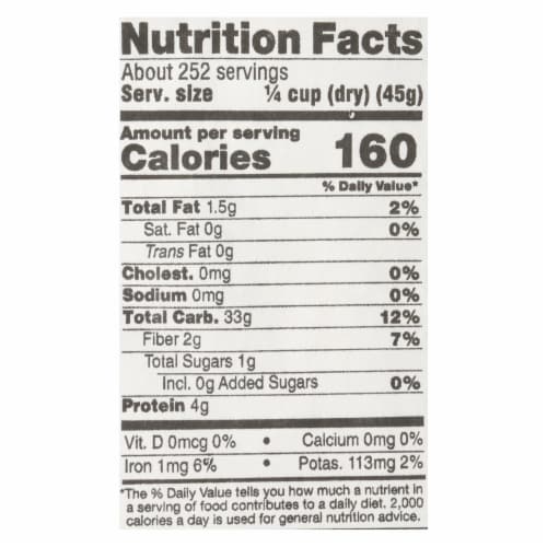 Lundberg Family Farms® California Brown Basmati Rice Perspective: back