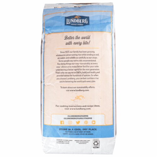 Lundberg Organic California Brown Basmati Rice Perspective: back