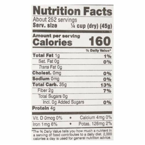 Lundberg Organic Brown Sweet Rice Perspective: back