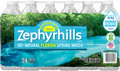 Zephyrhills® Natural Florida Spring Water Perspective: back