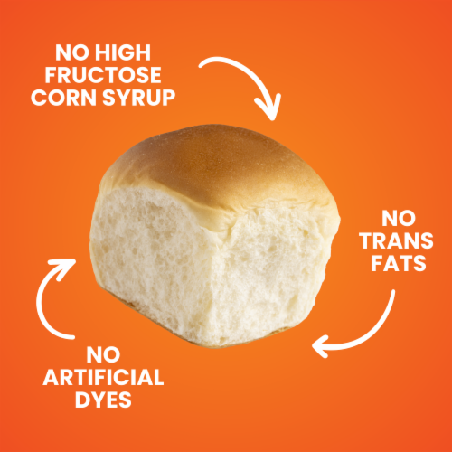 King's Hawaiian® Savory Butter Dinner Rolls Perspective: back