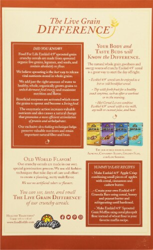 Food for Life® Ezekiel Sprouted Organic Cereal Perspective: back