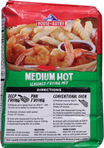 House Autry Medium Hot Seasoned Frying Mix Perspective: back
