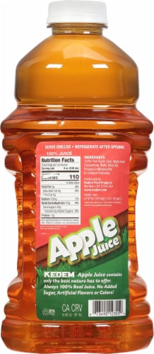 Kedem Apple Juice Perspective: back