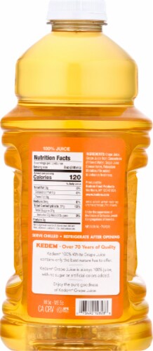 Kedem® White Grape Juice Perspective: back