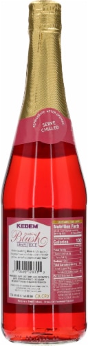 Kedem® Sparkling Blush Grape Juice Perspective: back