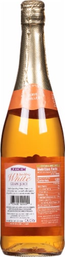 Kedem® Sparkling White Grape Juice Perspective: back