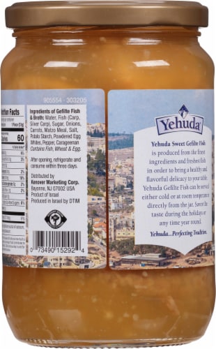 Yehuda® Sweet Gefilte Fish Perspective: back