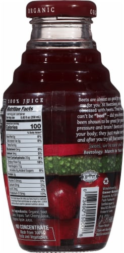 Beetology™ Organic Beet + Cherry Juice Perspective: back