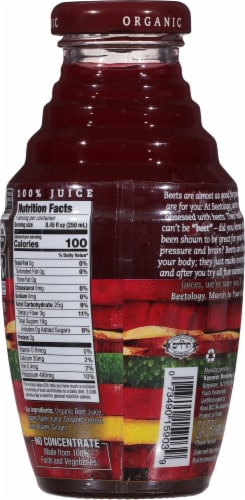 Beetology™ Organic Beet + Lemon + Ginger Cold Pressed Juice Perspective: back