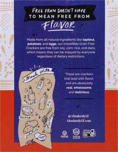 Absolutely Gluten Free Everything Flatbread Perspective: back