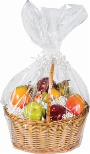 Creative Converting Cello Basket Bag 24 X25 -Clear Perspective: back
