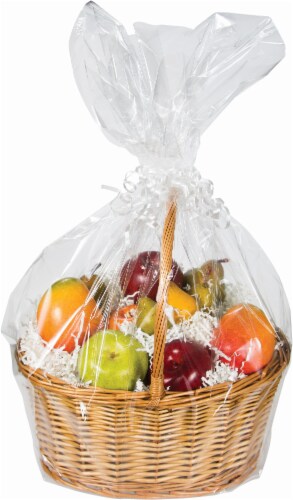Creative Converting Cellophane Basket Bag Perspective: back